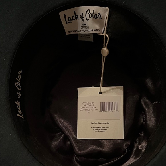 Lack of Color The Cosmic Boater in Navy | NWT | Medium - Picture 3 of 4